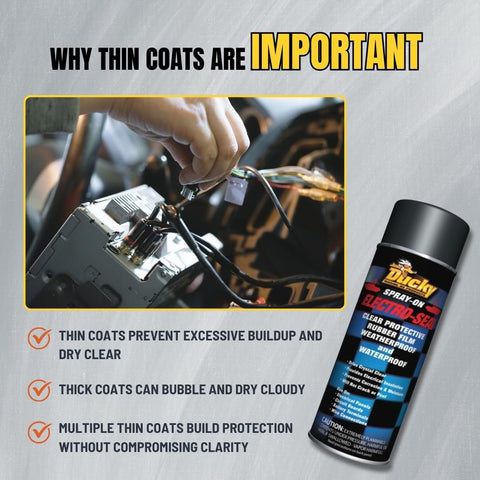 Ducky Products Electro-Seal protects rust-prone nuts and bolts with rubberized film