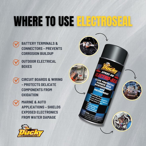 Ducky Products Electro-Seal seals wire connections against corrosion and moisture