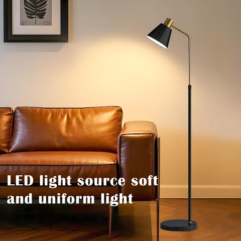 dujunlinghang dimmable black vintage floor lamp height adjustment for customized comfort