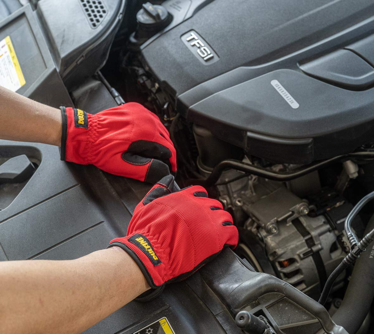 DULFINE gloves with open cuff design for easy on and off between tasks
