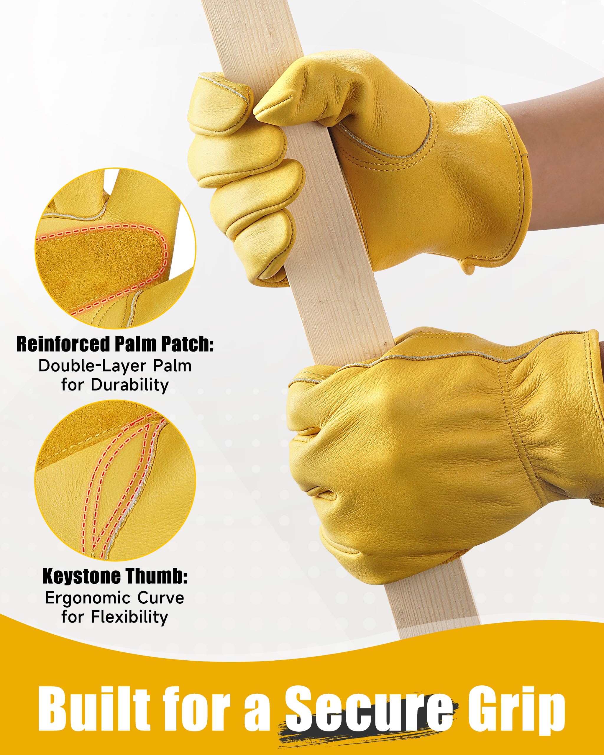DULFINE gloves featuring gunn-cut keystone thumb for flexibility