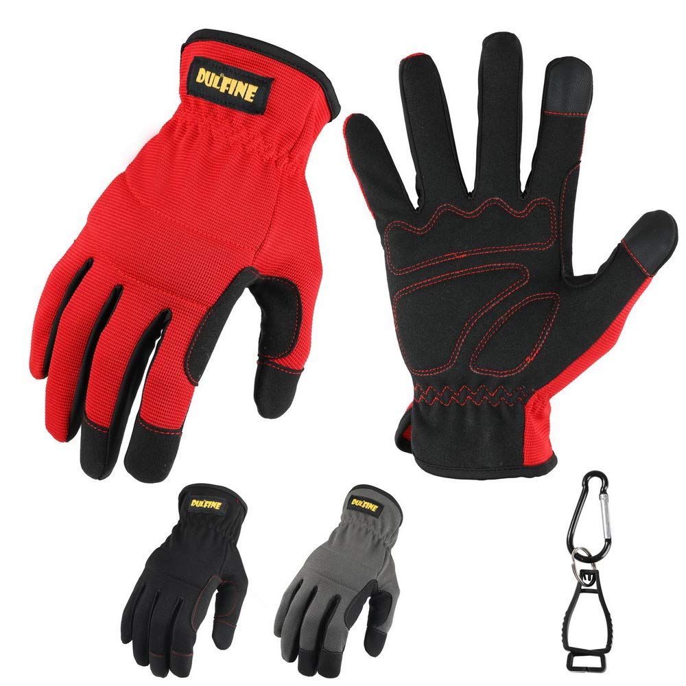 DULFINE high-performance gloves showing palm grip for secure handling in tough tasks