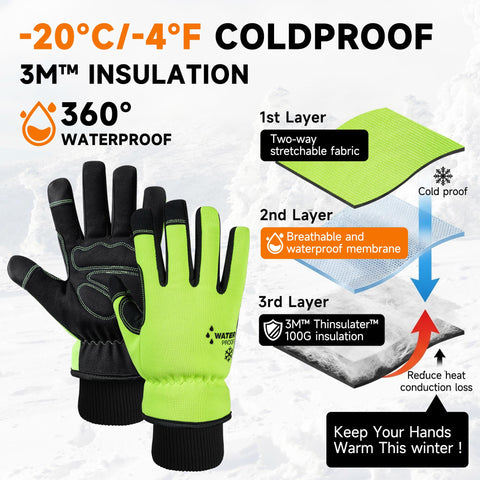 DULFINE 3M Thinsulate insulation provides warmth with flexible comfort