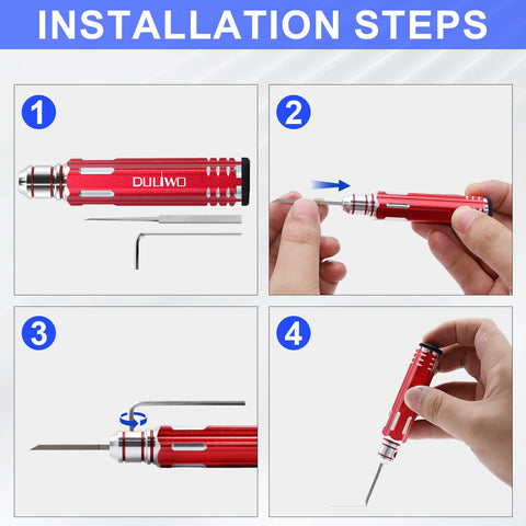 DULIWO Prime Scriber 0-4mm blade for mid-depth grooves.