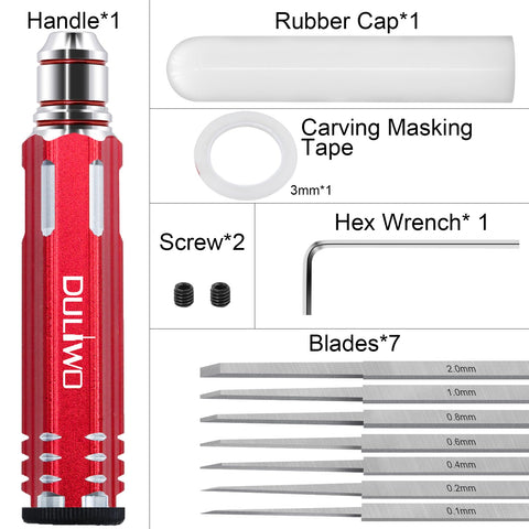 DULIWO Prime Scriber 0-6mm blade for bold panel lines.