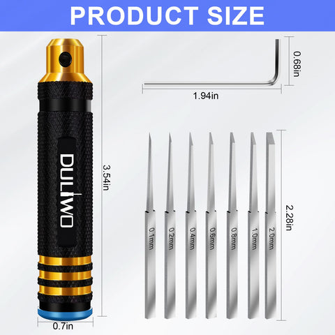 DULIWO Prime Scriber blade 2.0mm for thicker lines and shaping