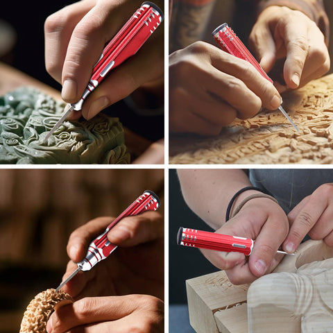 DULIWO Prime Scriber blades set showing seven versatile blades for detail work.