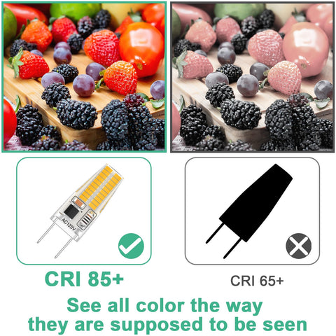 DUMILOO ceramic-protected bulb stays cool and reliable under cabinets.
