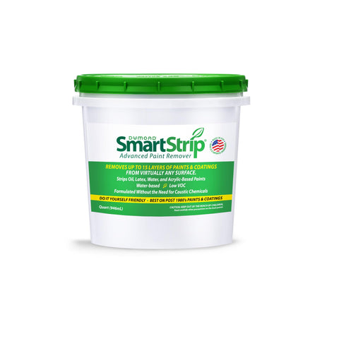 Dumond Smart Strip Advanced paint remover bottle ready for indoor and outdoor use.
