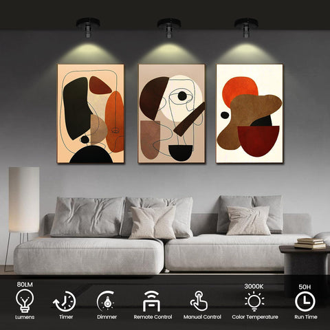 Dunhaoji Spotlight easy-install with hooks and screws for fast setup.