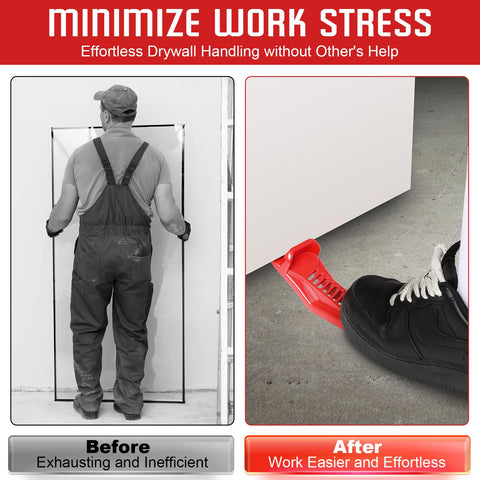 Dunkive lifter with diamond-heel grip minimizes slip during installation.