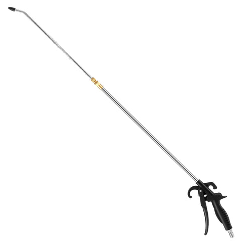 Dunkive high-pressure air blow gun with extendable nozzle reaches deep spaces for fast cleaning.