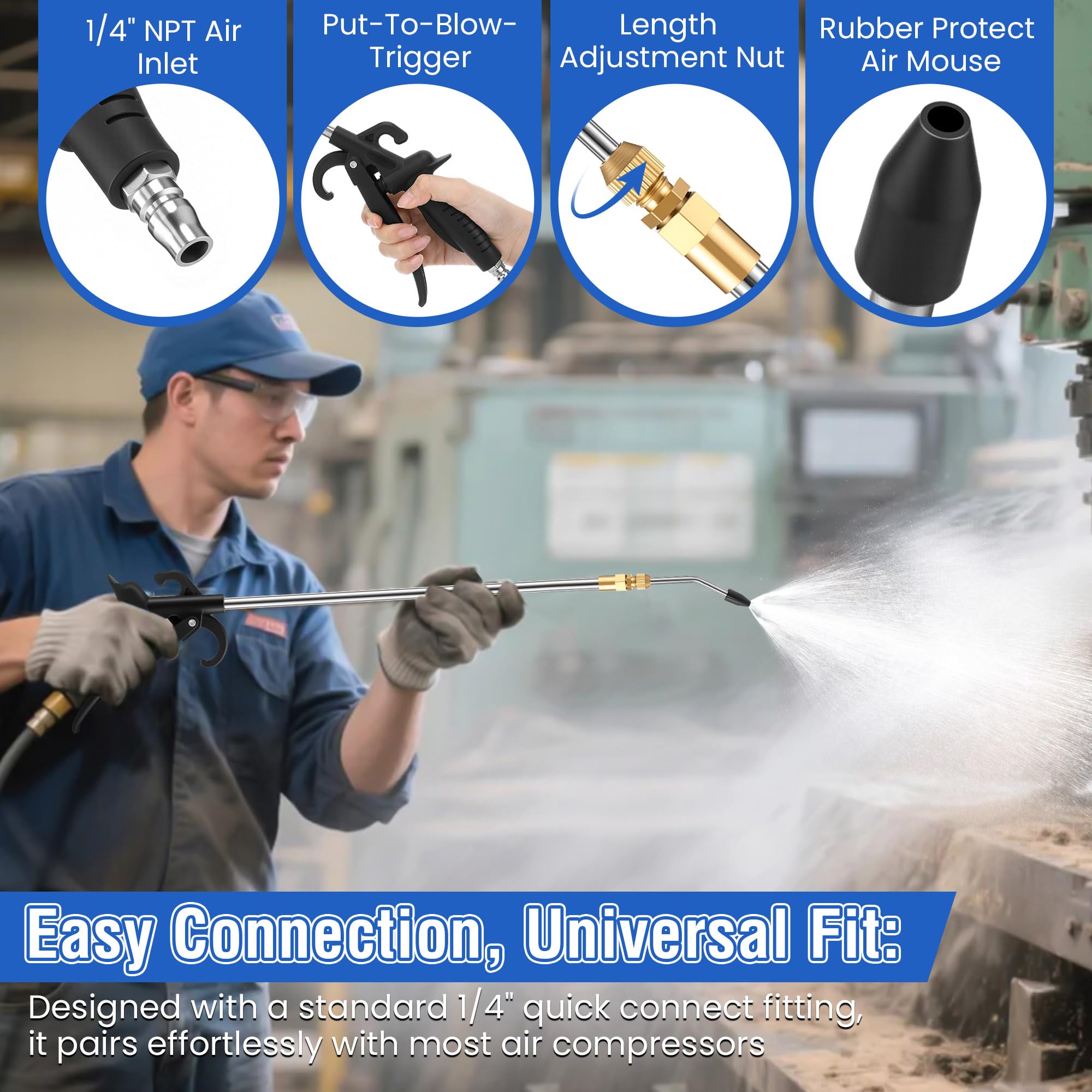 Dunkive durable metal body and rust-resistant chrome connector for long-term use.
