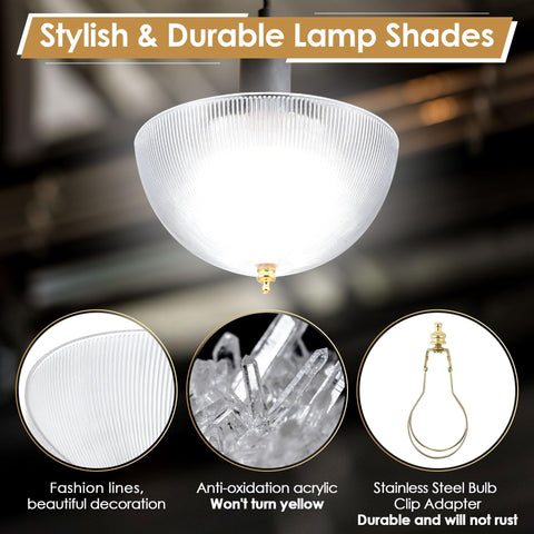 Dunkive modern-vintage decor shade enhances indoor ambience