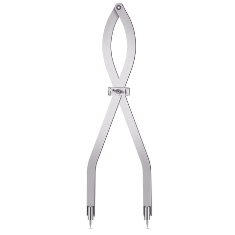Dunzoom radius divider tool 24-inch radius for precise arcs on metal, wood, and plastic.