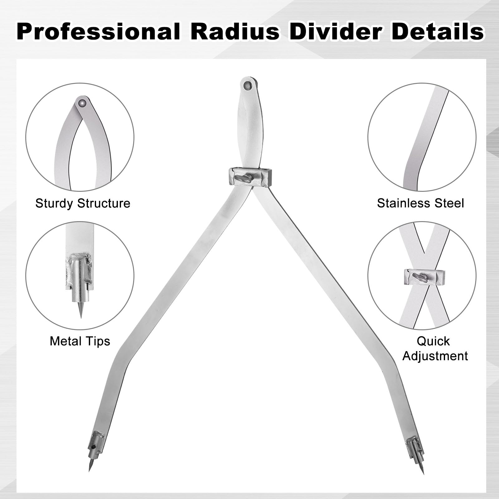 Dunzoom radius divider stainless build for long-lasting stability in tough environments.