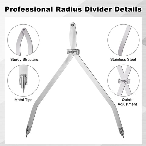 Dunzoom radius divider stainless build for long-lasting stability in tough environments.