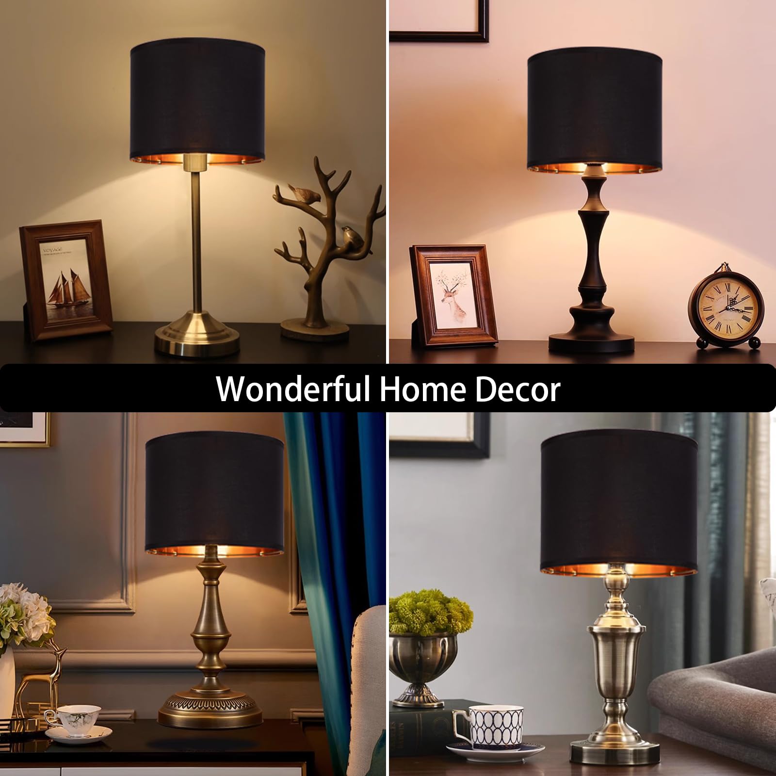 Duoerwo vintage barrel shade complements rustic floor lamp ambiance
