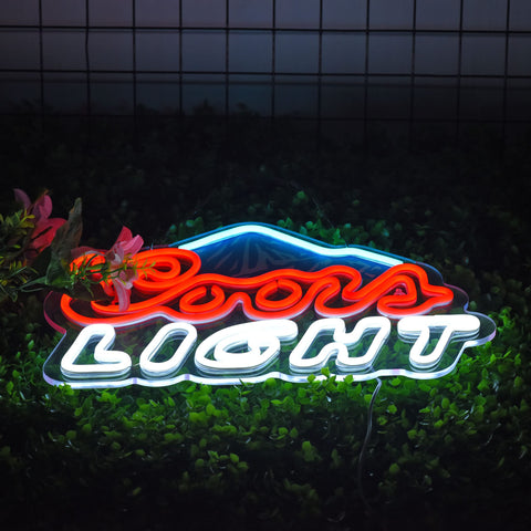 Duoweoy neon sign ready with hanging chain for quick mounting