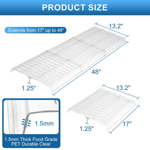 DUPPCOS air vent extender fits neatly under furniture for seamless integration.