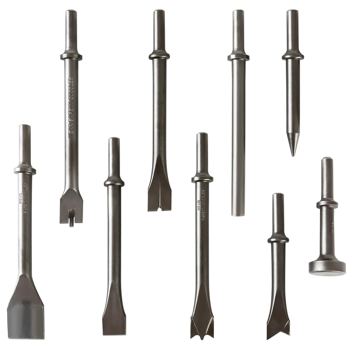 DUPDMKIN air hammer chisel kit collection for masonry and metalwork