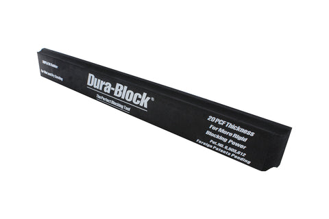 Dura-Block AF4409 long sanding block front view, ideal for flat panels and gentle curves.