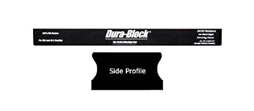 Dura-Block AF4409 long sanding block in use on a large panel for accurate results.
