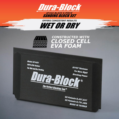 Dura-Block one-third block ideal for edges and contours.