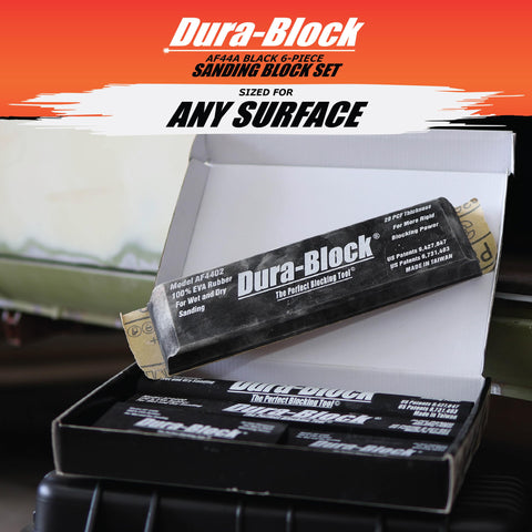 Dura-Block scruff blocks tackle material removal in tight spots.