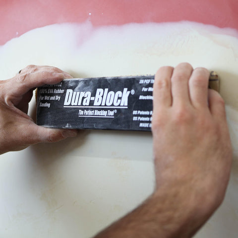 Dura-Block wet-dry capability ensures consistency during sanding.