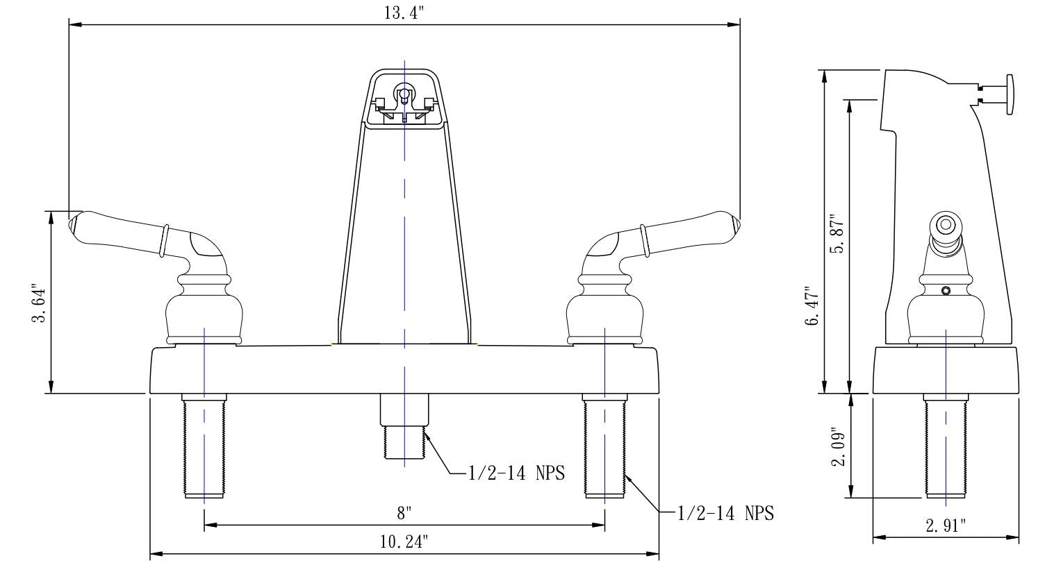 Dura Faucet limited lifetime warranty with US-based customer support.