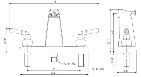 Dura Faucet limited lifetime warranty with US-based customer support.