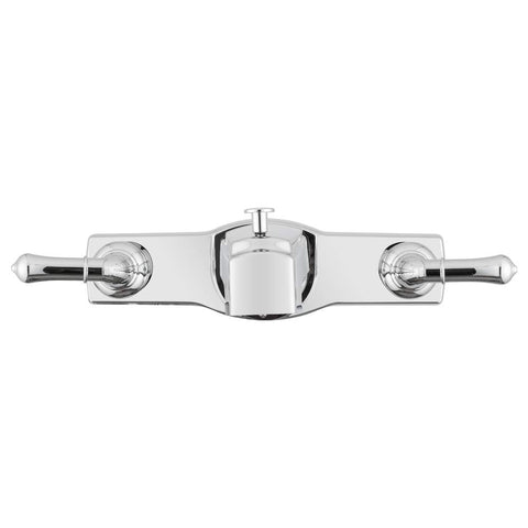Dura Faucet tub and shower assembly without pop-up accessory, easy to install.