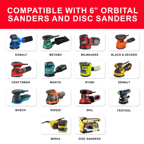 Dura-Gold 50-disc sanding pack box offers versatile options for auto, wood, and metal
