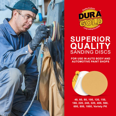 Dura-Gold 6in 400-grit disc for final polish and scratch-free results