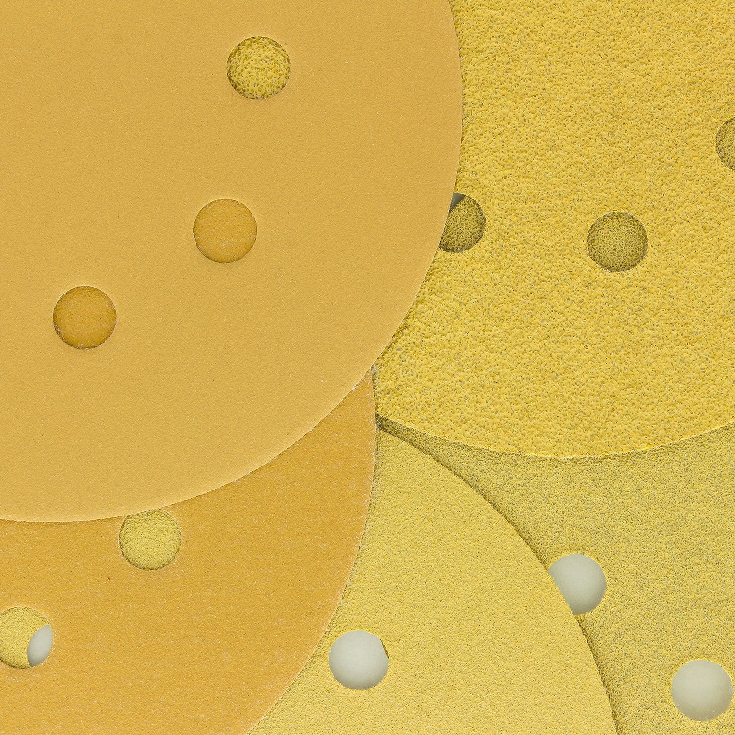 Dura-Gold hook-and-loop backing enables quick disc changes on site.