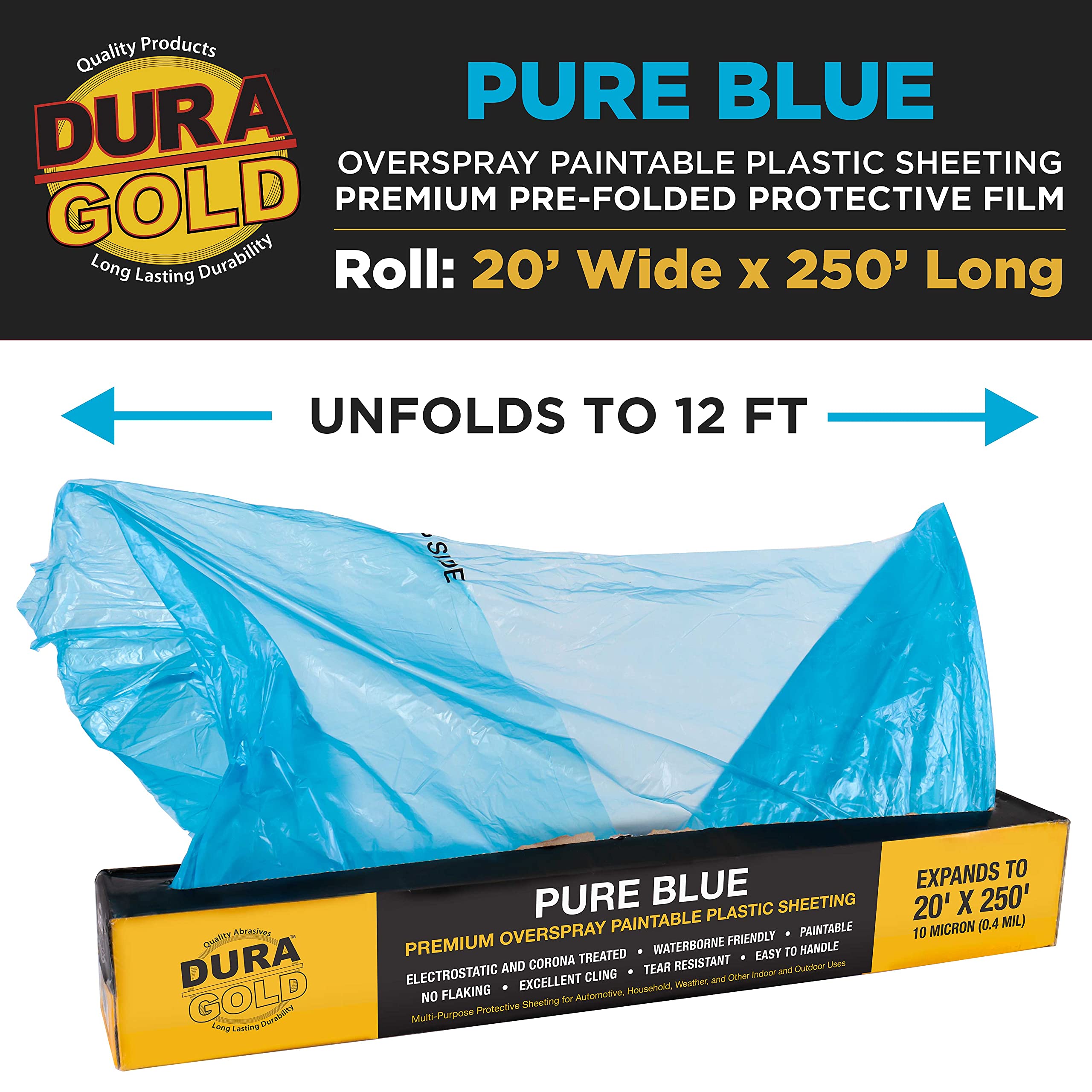 Dura-Gold strong cling enhances adhesion and reduces paint flaking during masking.