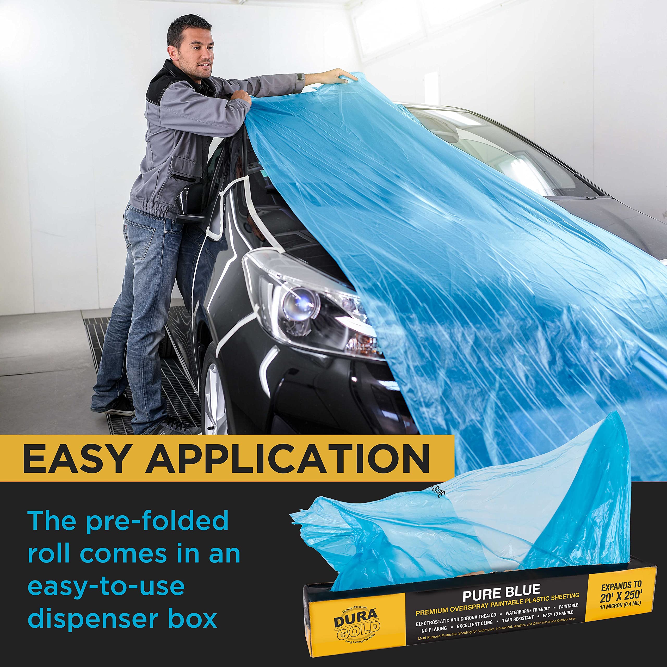 Dura-Gold temperature and solvent resistance supports coatings across conditions.