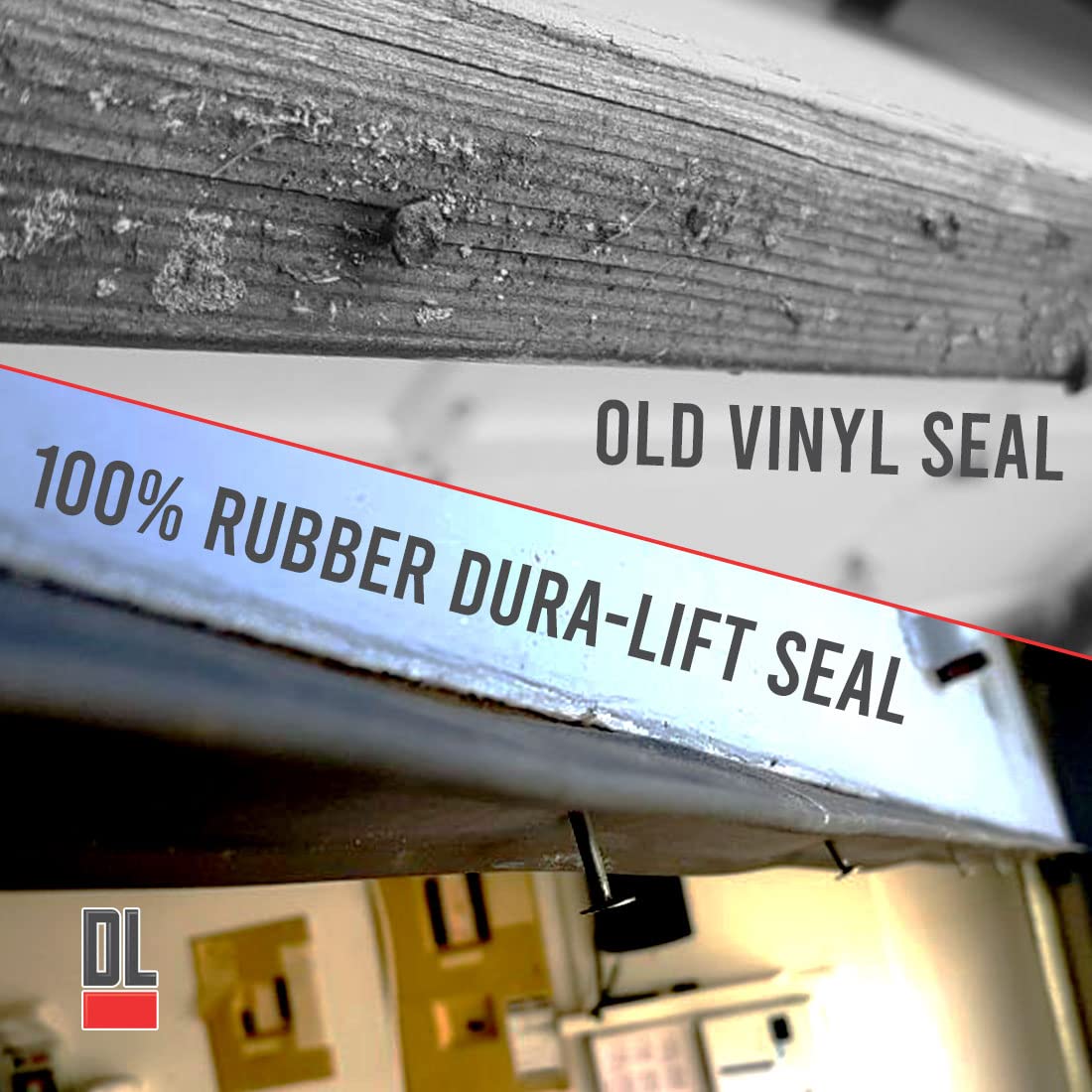 DURA-LIFT bottom seal blocks pests from entering under the door