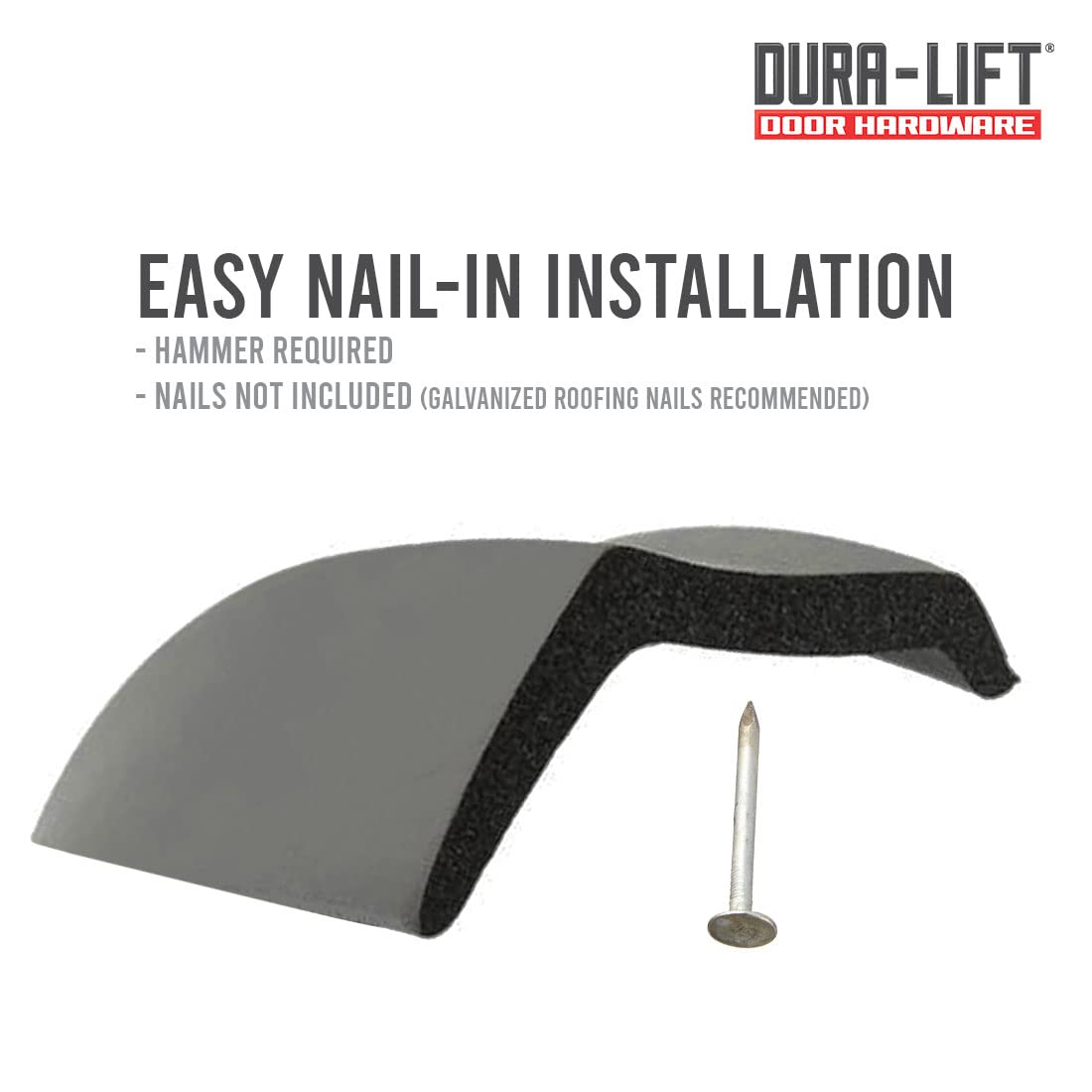 DURA-LIFT seal endures extreme temperatures for reliable garage protection