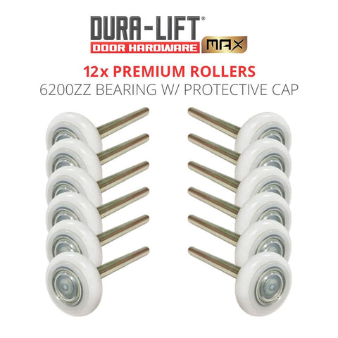 DURA-LIFT Ultra-Life Max roller durability test closeup demonstrates long life.