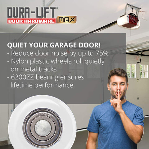 DURA-LIFT Ultra-Life Max roller sealed caps closeup prevent dust ingress.