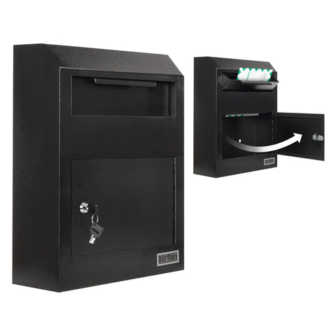Durabox drop box exterior view showing secure weather ready design for homes and offices