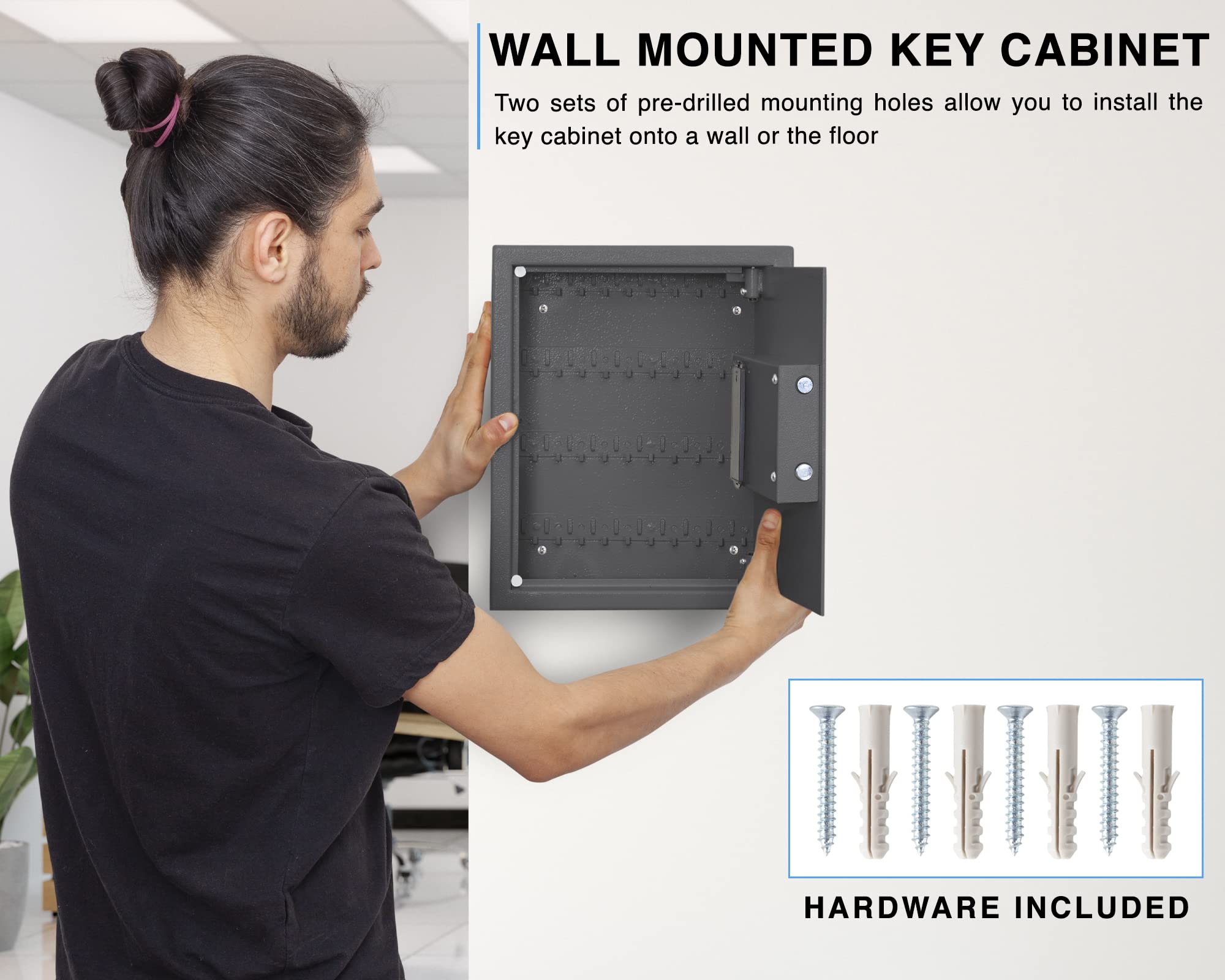 Durabox key drop slot side view demonstrates quick returns without opening the box
