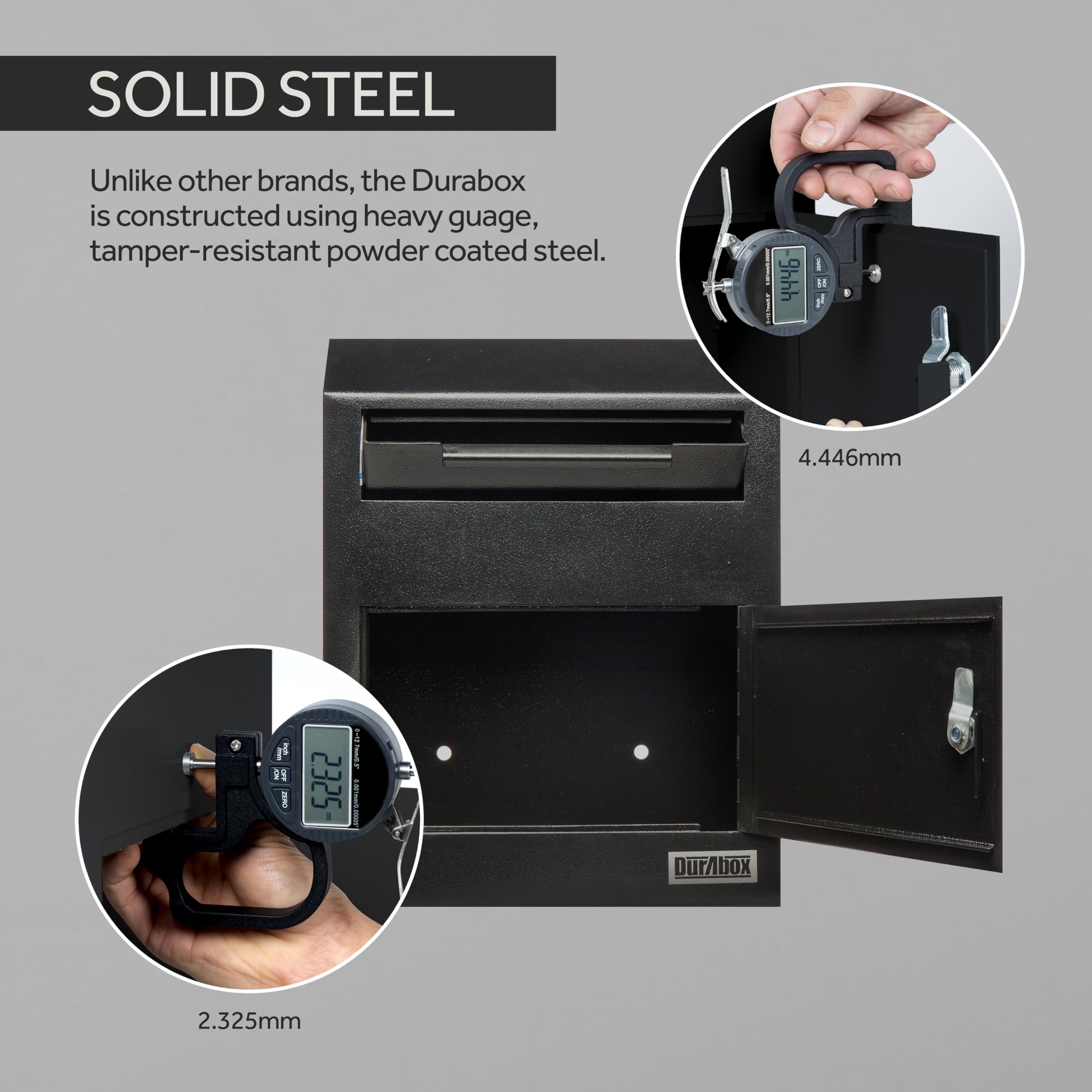Durabox ideal for securing mail payments and keys in offices