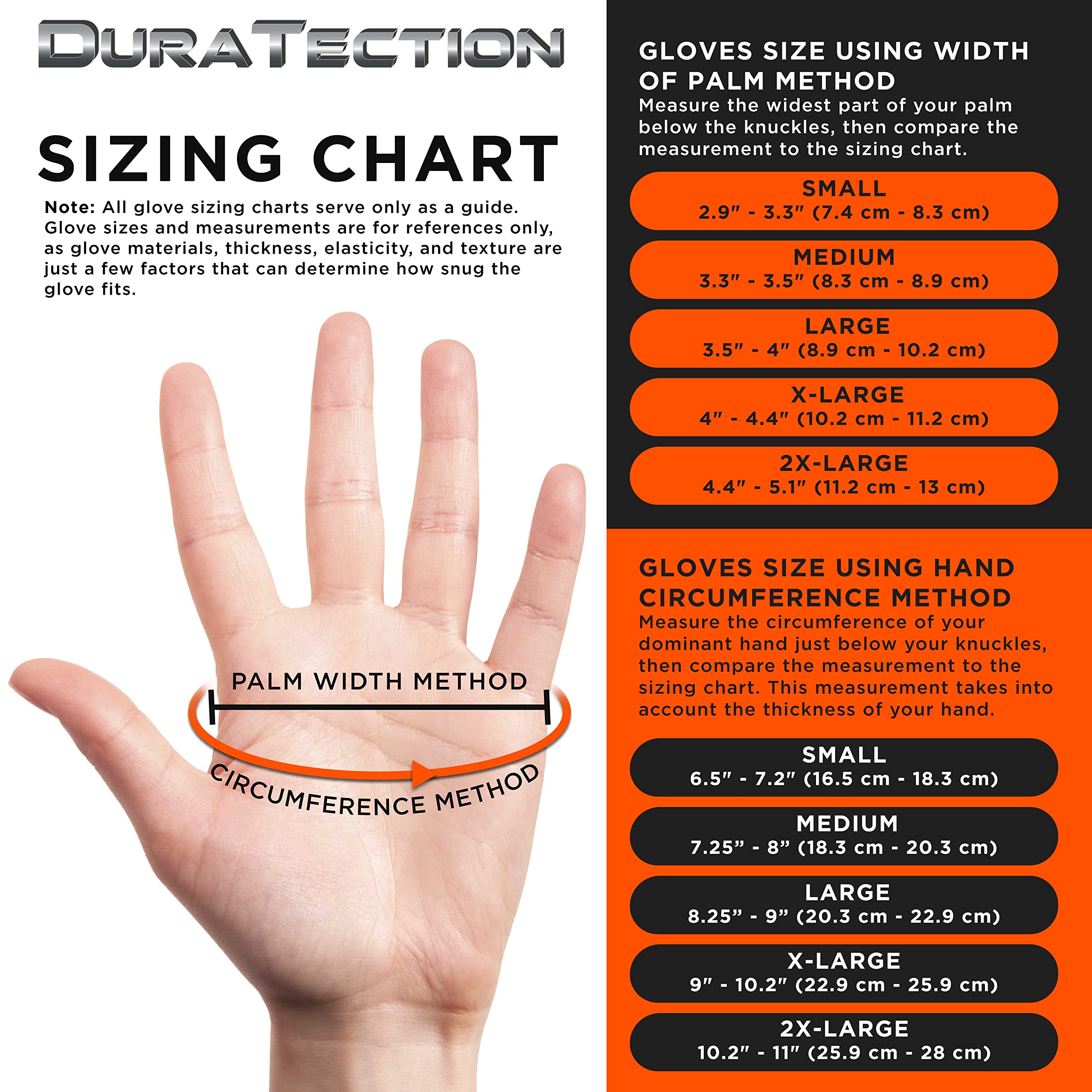 Dura-Gold Duratection gloves are food-safe for safe handling in kitchens