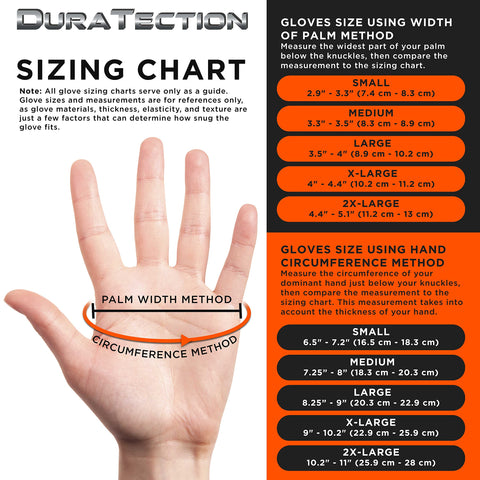 Dura-Gold Duratection gloves are food-safe for safe handling in kitchens