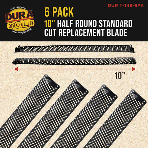Dura-Gold Surform shaver blades pack six for material removal and smoothing