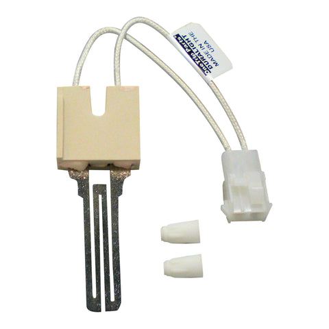 DURALIGHT wire-assembly closeup showing high-temperature wires and ceramic nuts.