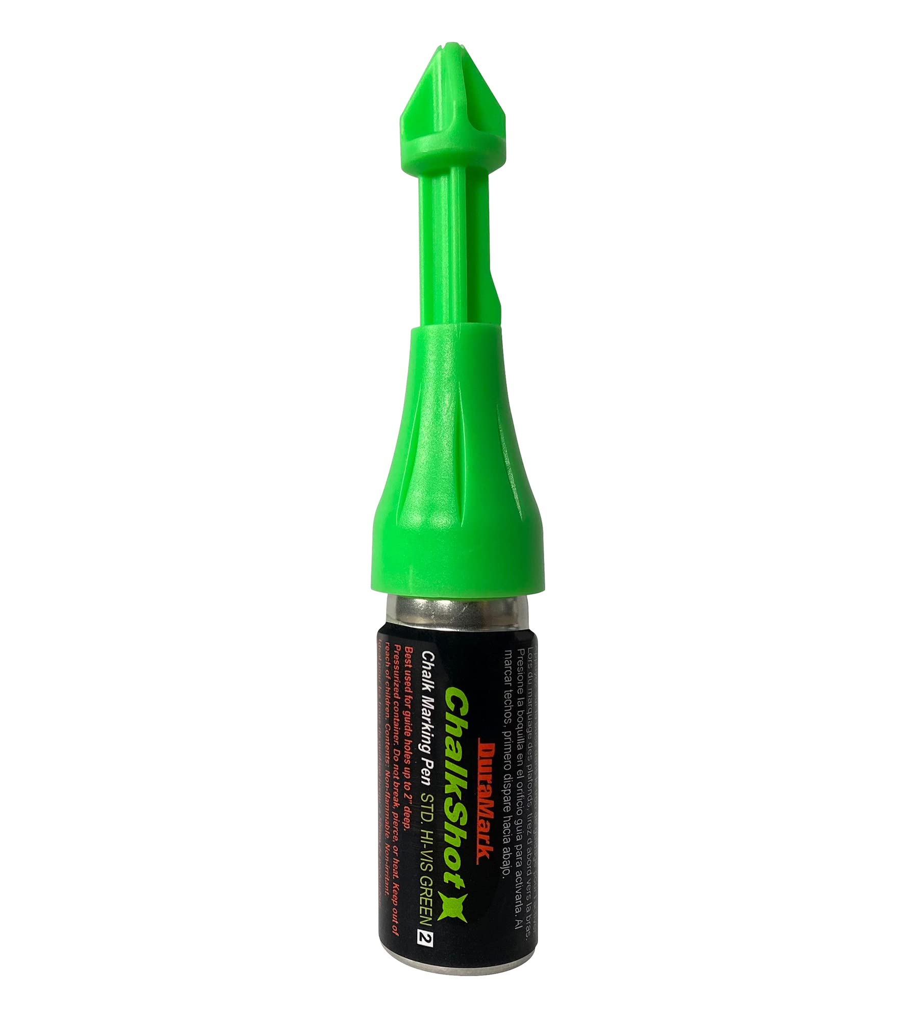 Duramark ChalkShot marking solution on tough surfaces with high visibility pigment